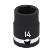 Craftsman 14 mm X 3/8 in. drive Metric Shallow Socket 1 pc