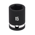 Craftsman 15 mm X 3/8 in. drive Metric Shallow Socket 1 pc