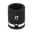 Craftsman 17 mm X 3/8 in. drive Metric Shallow Socket 1 pc