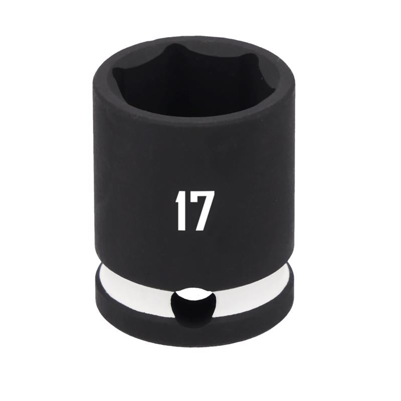 Craftsman 17 mm X 3/8 in. drive Metric Shallow Socket 1 pc