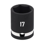 Craftsman 17 mm X 3/8 in. drive Metric Shallow Socket 1 pc