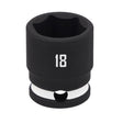 Craftsman 18 mm X 3/8 in. drive Metric Shallow Socket 1 pc