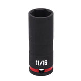 Craftsman 11/16 in. X 3/8 in. drive SAE Deep Impact Socket 1 pc