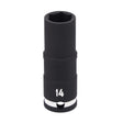 Craftsman 14 mm X 3/8 in. drive Metric Deep Impact Socket 1 pc