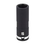 Craftsman 15 mm X 3/8 in. drive Metric Deep Impact Socket 1 pc
