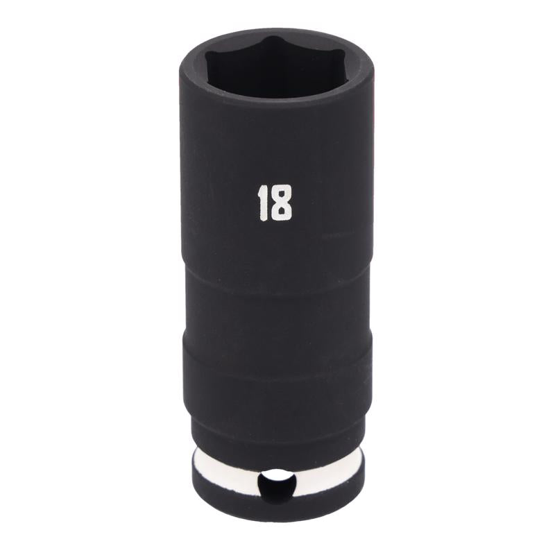 Craftsman 18 mm X 3/8 in. drive Metric Deep Impact Socket 1 pc