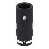Craftsman 18 mm X 3/8 in. drive Metric Deep Impact Socket 1 pc