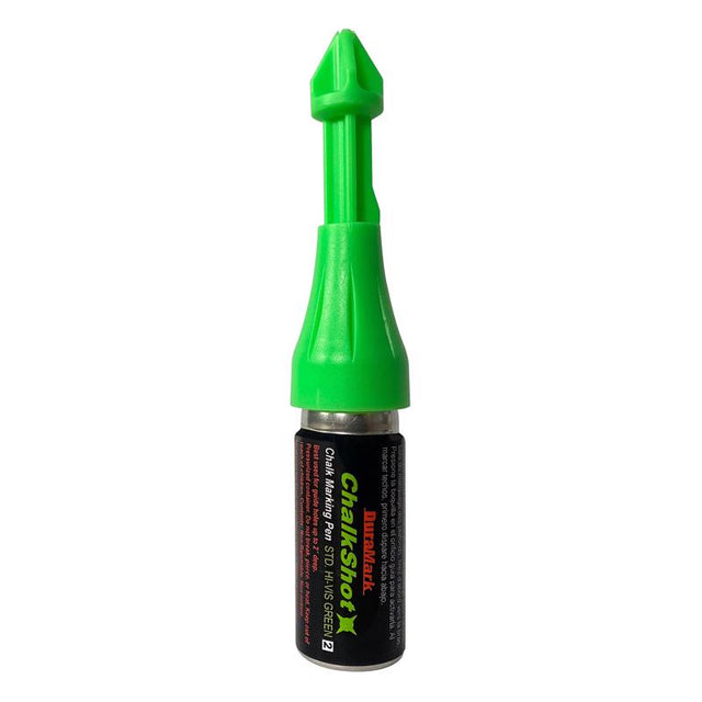 DuraMark 1 oz Hi-Visibility Marking Chalk Fluorescent Green 1 pk