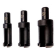 General Hardened Steel Plug Cutter 3 pc