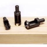 General Hardened Steel Plug Cutter 3 pc
