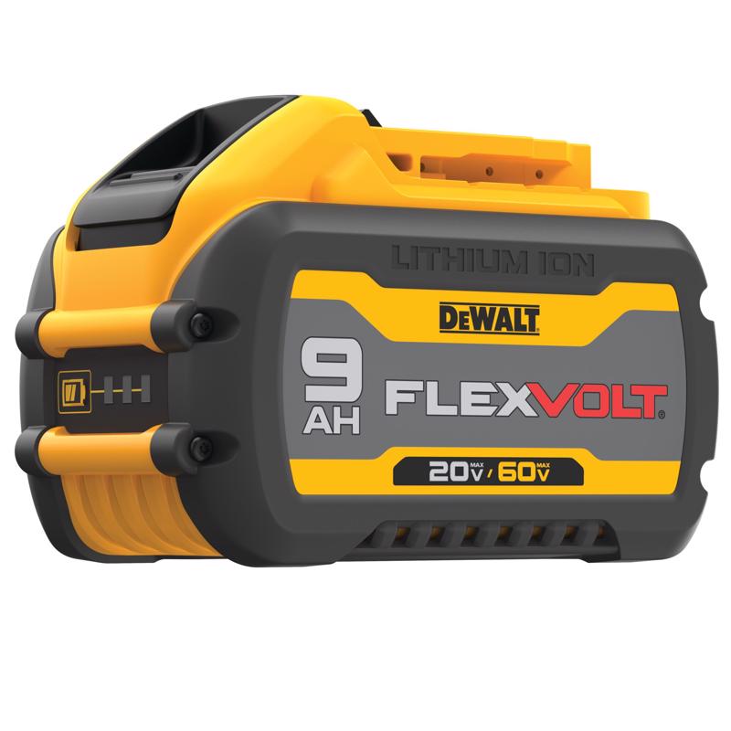 DeWalt 20V-60V MAX Flexvolt 9 Ah Lithium-Ion Battery and Charger 2 pc