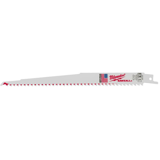 Milwaukee Sawzall 9 in. High Speed Steel Reciprocating Saw Blade 5 TPI 25 pk