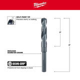 Milwaukee 21/32 in. X 6 in. L Silver and Deming Drill Bit 1 each