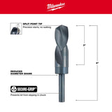 Milwaukee 1-1/8 in. X 6 in. L Silver and Deming Drill Bit 1 pk