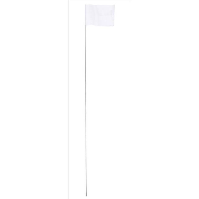 CH Hanson Co. 15 in. White Stake Flags PVC 1 pk