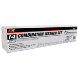 Performance Tool 12 Point SAE Combination Wrench Set 14 pc