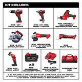 Milwaukee 18V M18 Cordless Brushed 7 Tool Combo Kit