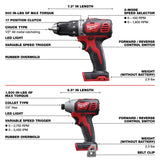 Milwaukee 18V M18 Cordless Brushed 7 Tool Combo Kit