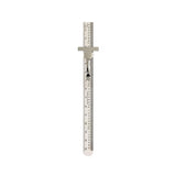 General Tools 6 in. L X 0.46 in. W Stainless Steel Precision Pocket Rule Metric and SAE