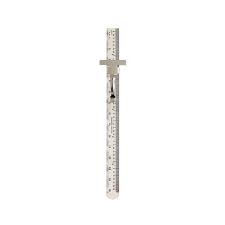 General Tools 6 in. L X 0.46 in. W Stainless Steel Precision Pocket Rule Metric and SAE