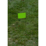 C.H. Hanson 15 in. Fluorescent Lime Stake Flags PVC 1 pk