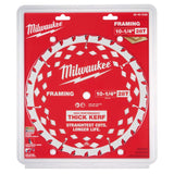 Milwaukee 10-1/4 in. D X 5/8 in. Carbide Circular Saw Blade 28 teeth