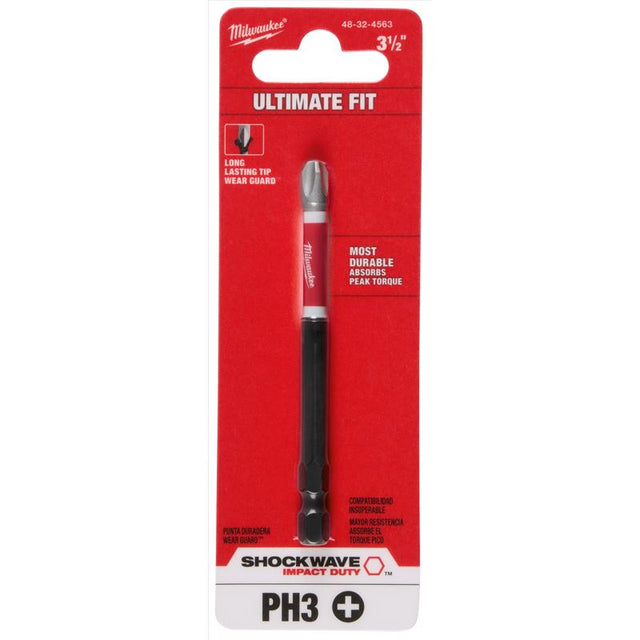 Milwaukee 3.5 in. L Hex Power Bit 1 pk