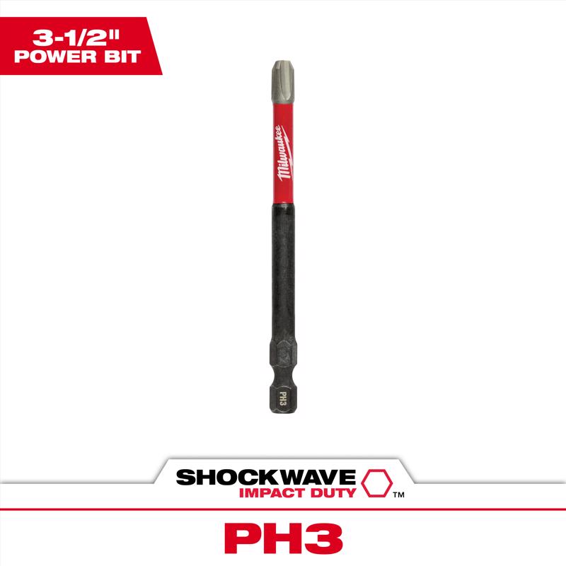 Milwaukee 3.5 in. L Hex Power Bit 1 pk