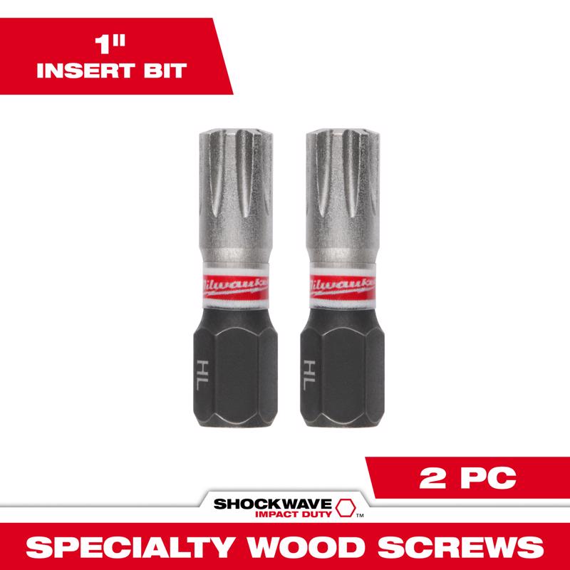Milwaukee 1 in. L Alloy Steel Driver Bit Hex Shank 1 pk