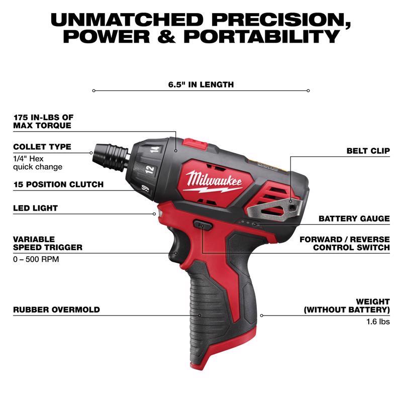 Milwaukee Cordless Powered Screwdriver