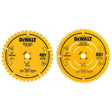 DeWalt 12 in. D Tungsten Carbide Tipped Circular Saw Blade Set 40 and 80 teeth 2 pc
