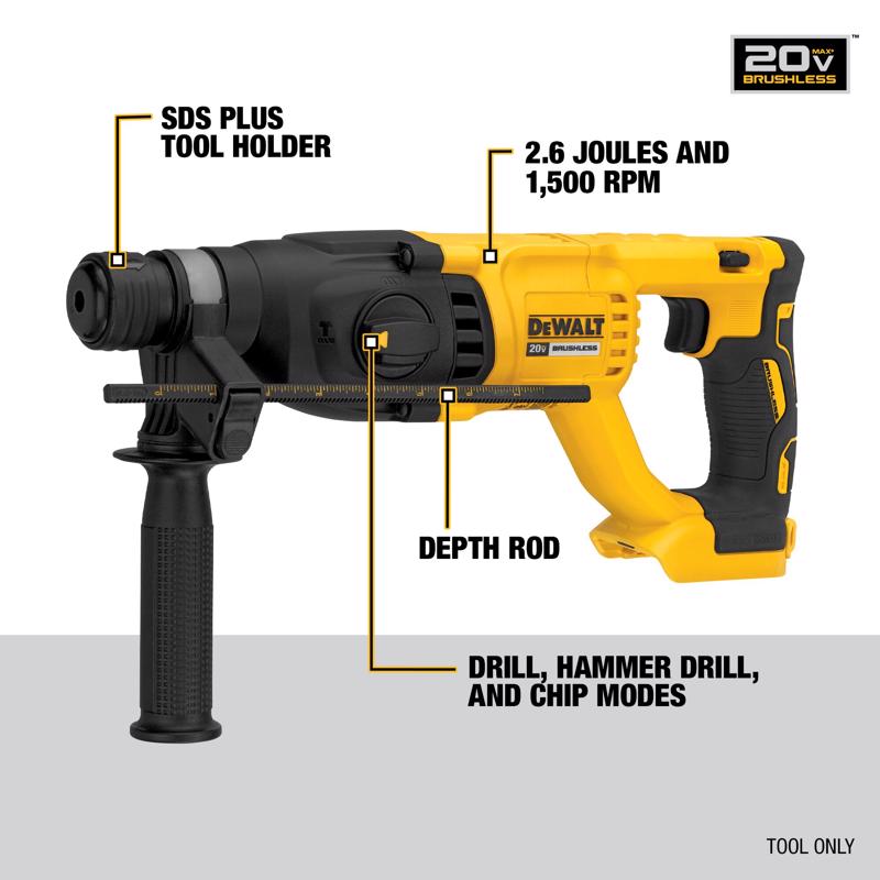 DeWalt Rotary Hammer Drill with Battery Bundle