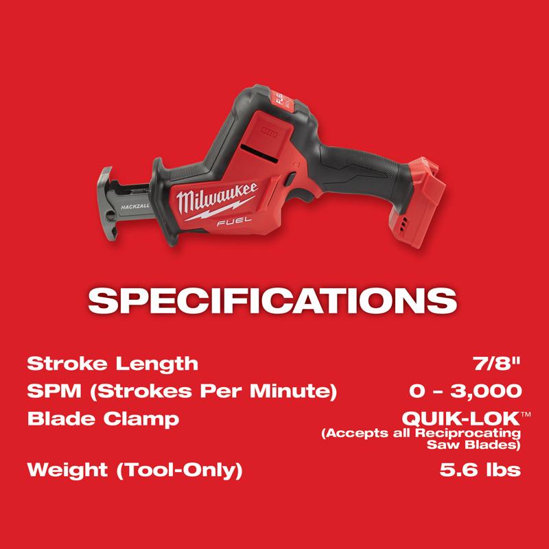 M18 5.0Ah Starter Kit w M18 FUEL Hackzall