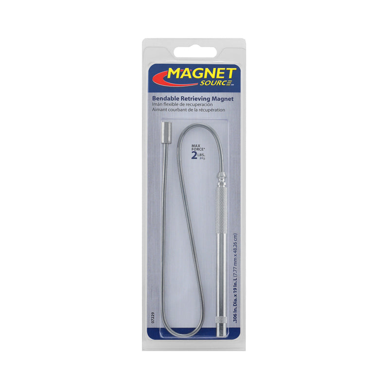 Magnet Source 19 in. Magnetic Pick Up Tool Bendable Retrieving Magnet 2 lb. pull