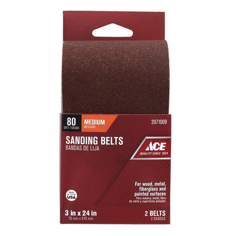 SANDBELT 3X24" 80G PK2