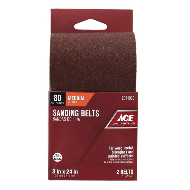 SANDBELT 3X24" 80G PK2