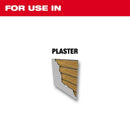 Milwaukee SAWZALL 5 in. Bi-Metal Plaster Reciprocating Saw Blade 6 TPI 5 pk