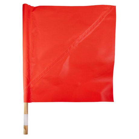 FLAG SAFETY ORNG 18X18"