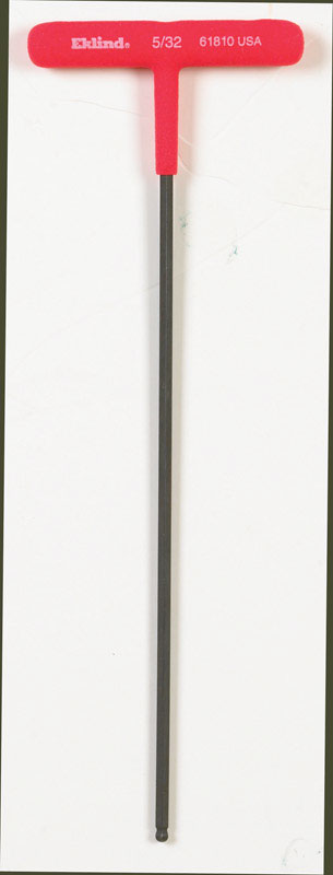 HEX KEY PWR TBALL5/32 9"