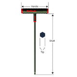 Eklind Power-T 1/4 in. SAE T-Handle Ball End Hex Key 1 pc