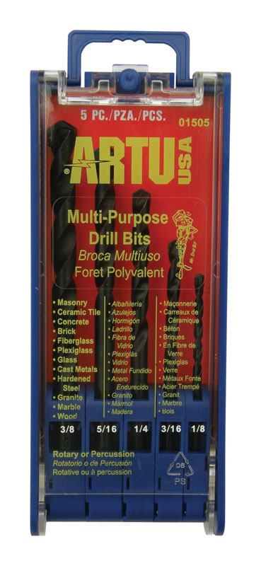 BIT DRILL MULTIPURPS 5PC