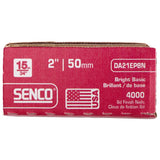 Senco 2 in. L X 15 Ga. Angled Strip Bright Finish Nails 34 deg 4000 pk