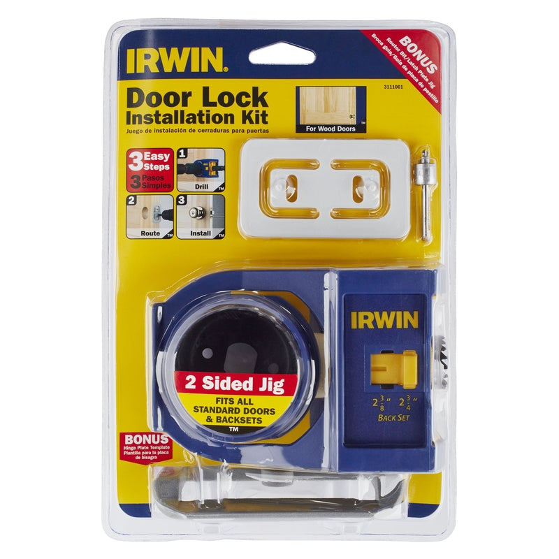 DOOR LOCK INSTALL WOOD