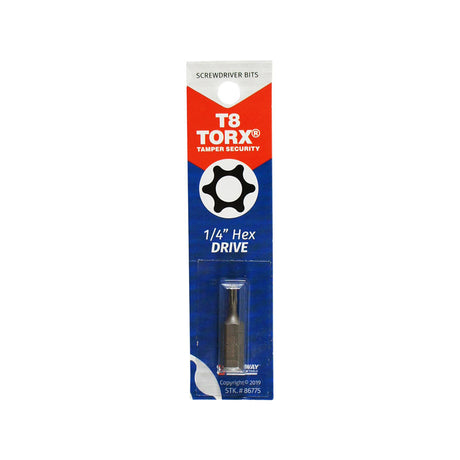 BIT SECURITY T8 TORX