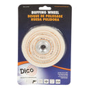 WHEEL BUFF 4" SPIRAL SEW