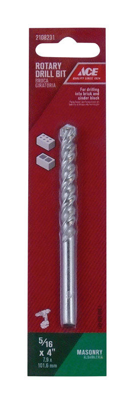 BIT DRILL ROTARY 5/16X4"