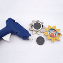 Magnet Source .187 in. L X 1.5 in. W Black Disc Magnets 0.7 lb. pull 2 pc