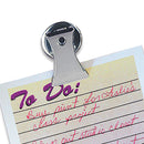 Magnet Source 1.8 in. L X 1 in. W Silver Clip Magnetic Clips 3 lb. pull 2 pc