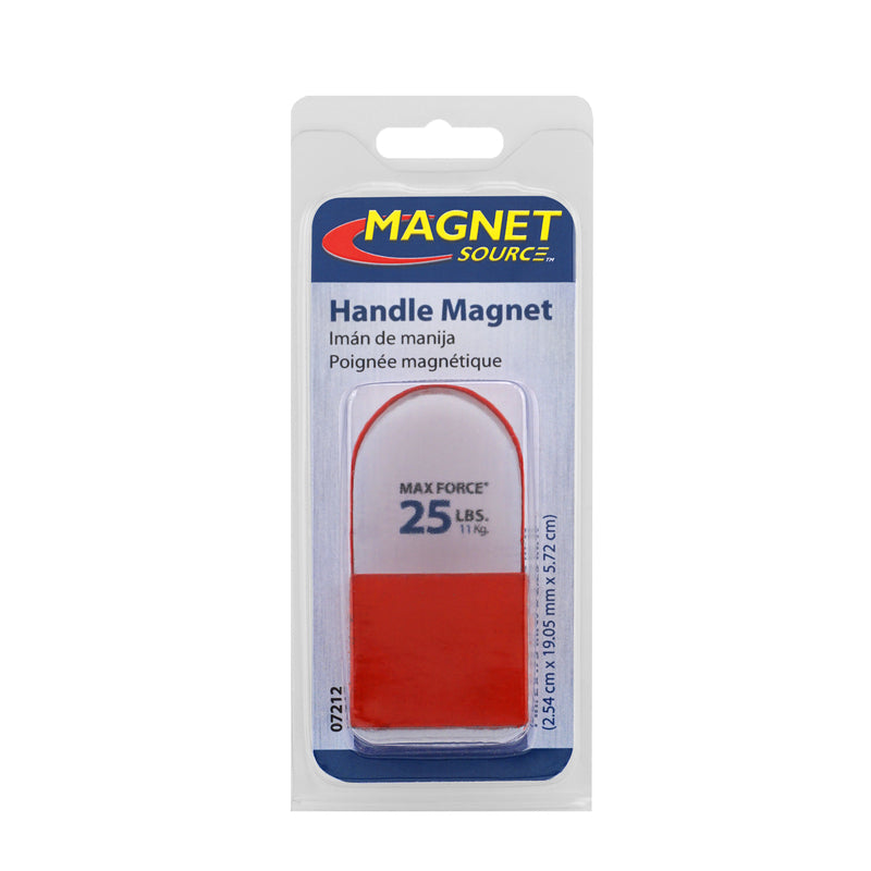 Magnet Source 1 in. L X .75 in. W Red Handle Magnet 25 lb. pull 1 pc