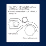 Superior Tool Drain Wrench 5-1/4 in. L